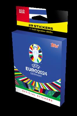 Opakowanie Euro 2024 Topps Cards eco box