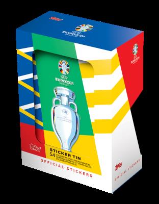 Opakowanie Euro 2024 Topps Cards mini puszka