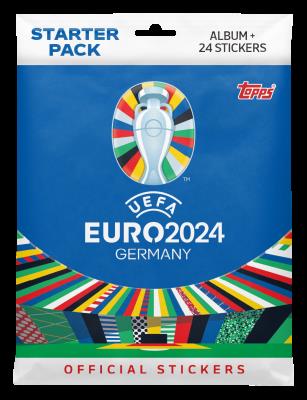 Opakowanie Euro 2024 Topps Cards starter pack