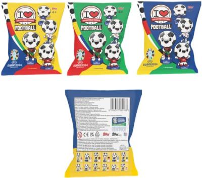 Opakowanie Euro 2024 TOPPS I Love football figurki kolekcjonerskie 1 szt. mix