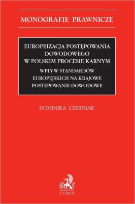 Okładka książki Europeizacja postępowania dowodowego...