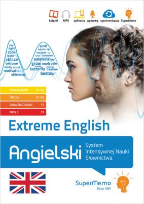 Extreme English. Angielski A1-C2. Autor: Drobnik Łukasz, Roziewicz Karolina, Łasocha Katarzyna. SmakLiter.pl Okładka książki Extreme English. Angielski A1-C2