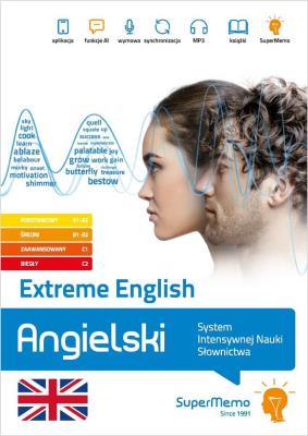 Okładka książki Extreme English Angielski poziom podstawowy A1-A2, średni B1-