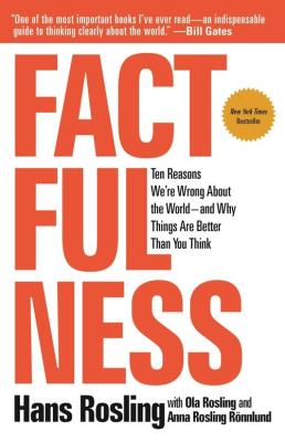 Factfulness. Autor: Rosling Hans. SmakLiter.pl Okładka książki Factfulness