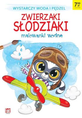Fakt Edukacja. Malowanki wodne - Zwierzaki słodzia. Autor:   Praca zbiorowa. SmakLiter.pl Okładka książki Fakt Edukacja. Malowanki wodne - Zwierzaki słodzia