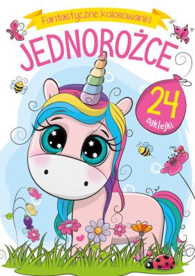 Fantastyczne kolorowanki. Jednorożce. Autor: Ewa Gorzkowska-Parnas. SmakLiter.pl Okładka książki Fantastyczne kolorowanki. Jednorożce