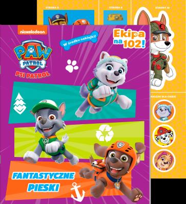 Okładka książki Fantastyczne pieski. Psi Patrol. Ekipa na 102