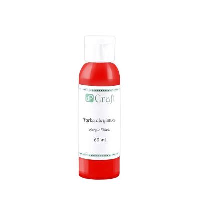 Opakowanie Farba akrylowa czerwona 60ml