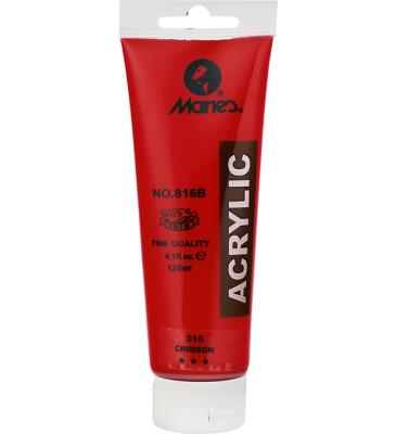 Opakowanie Farba akrylowa czerwona Maries 120 ml 816B-315