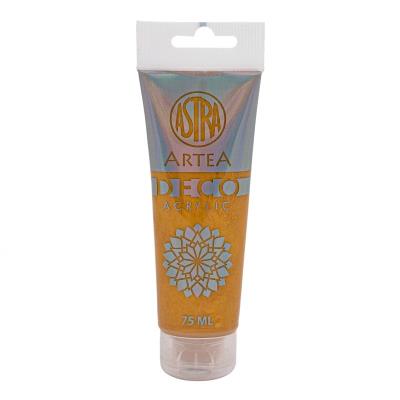 Opakowanie Farba akrylowa Deco Artea 75 ml tuba metaliczny złoty