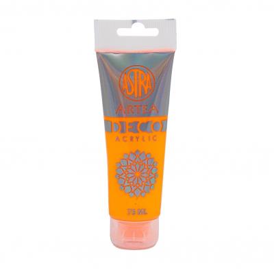 Opakowanie Farba akrylowa Deco Artea 75 ml tuba neonowy pomarańczowy