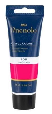 Opakowanie Farba akrylowa Finenolo 75ml różowa DELI