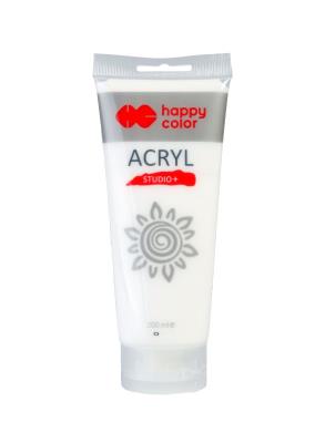 Opakowanie Farba akrylowa Studio 200 ml biel tytanowa Happy Color