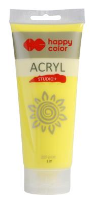 Opakowanie Farba akrylowa Studio 200 ml cytrynowy Happy Color