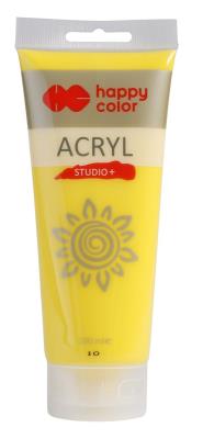Opakowanie Farba akrylowa Studio 200 ml jasnożółty Happy Color