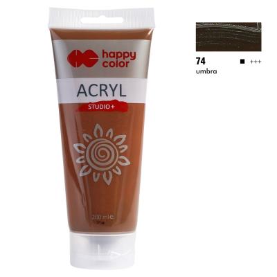 Opakowanie Farba akrylowa Studio 200 ml umbra Happy Color