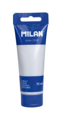 Opakowanie Farba akrylowa w tubce 75ml srebrna MILAN