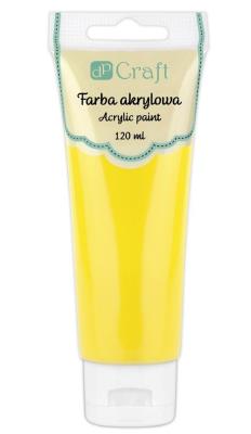 Farba akrylowa żółta 120ml. Wydawca: Dalprint. SmakLiter.pl Opakowanie Farba akrylowa żółta 120ml