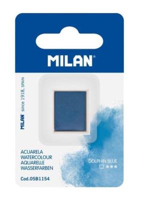 Opakowanie Farba akwarelowa kostka błękitny delfin MILAN
