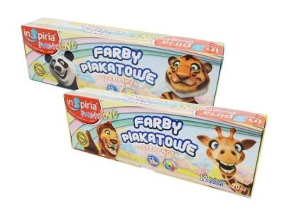 Opakowanie Farba plakatowa Pastelove 12 kolorów 20ml