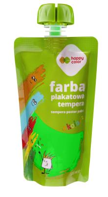 Opakowanie Farba plakatowa tempera 100 ml neon zielony Happy Color