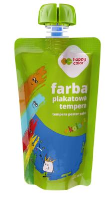 Opakowanie Farba plakatowa tempera 100 ml niebieski Happy Color