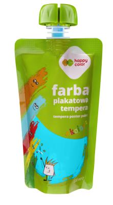 Opakowanie Farba plakatowa tempera 100 ml turkusowy Happy Color