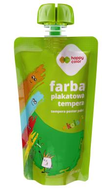 Opakowanie Farba plakatowa tempera 100 ml zielony Happy Color