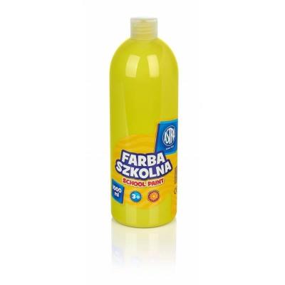 Opakowanie Farba szkolna Astra 1000 ml-cytrynowa