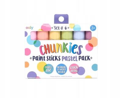 Opakowanie Farba w kredce Chunkies Paint Sticks pastel 6szt.