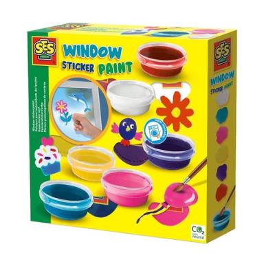 Farby do malowania na oknach. Wydawca: SES Creative. SmakLiter.pl Opakowanie Farby do malowania na oknach