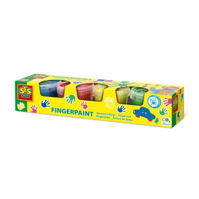 Farby do malowania palcami 4 modne kolory. Wydawca: SES Creative. SmakLiter.pl Opakowanie Farby do malowania palcami 4 modne kolory