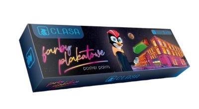 Opakowanie Farby plakatowe 12+2 kolorów 20ml