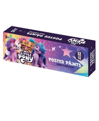 Opakowanie Farby plakatowe My Little Pony 12 kolorów po 20 ml