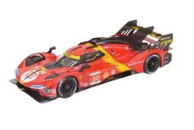 Opakowanie Ferrari Racing 499P LMH Red #50 1:18 BBURAGO