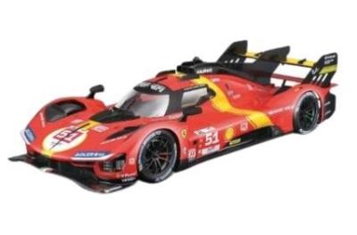 Opakowanie Ferrari Racing 499P LMH Red #51 1:18 BBURAGO