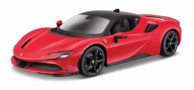 Opakowanie Ferrari SF90 Stradale red 1:18 BBURAGO