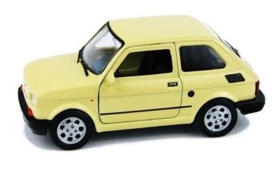 Fiat 126p 1:27 kremowy WELLY. Wydawca: Welly. SmakLiter.pl Opakowanie Fiat 126p 1:27 kremowy WELLY