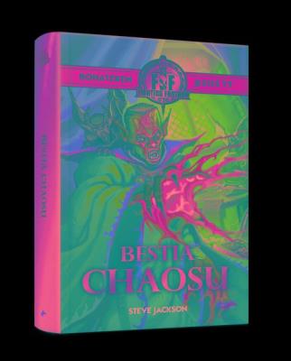 Fighting Fantasy Bestia chaosu. Autor: Jackson Steve. SmakLiter.pl Okładka książki Fighting Fantasy Bestia chaosu
