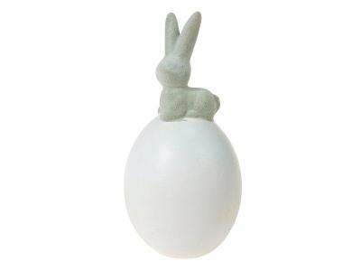 Opakowanie Figurka ceramiczna jajko z zającem MIX