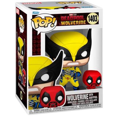 Opakowanie Figurka Deadpool  Wolverine with Babypool Funko Pop