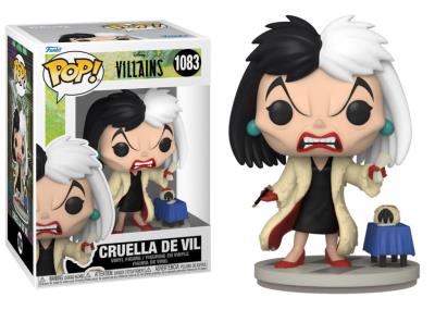 Opakowanie Figurka Disney Villains Cruella de Vil Cruella de Mon 101 dalmatyńczyków Funko POP