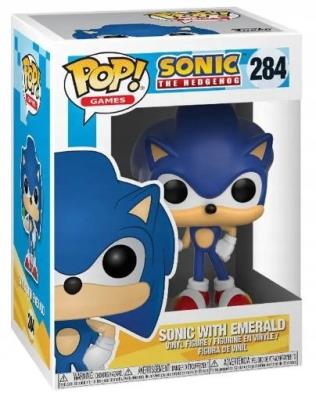 Opakowanie Figurka Games Sonic z Emeraldem Funko Pop
