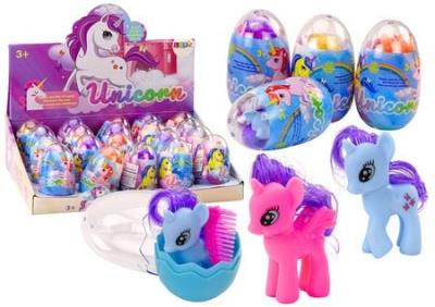 Opakowanie Figurka Jednorożec w jajku do czesania MIX
