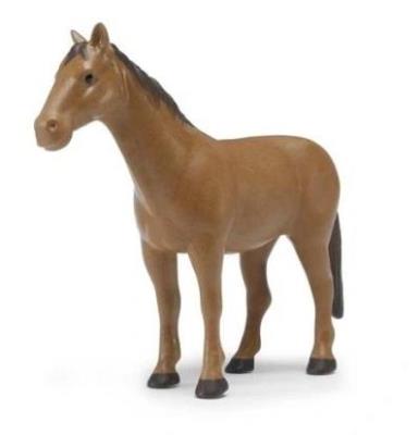 Opakowanie Figurka konia brąz