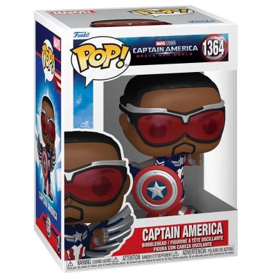 Opakowanie Figurka Marvel Captain America Brave New World Funko Pop