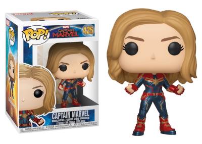 Opakowanie Figurka Marvel Captain Kapitan Marvel Funko POP