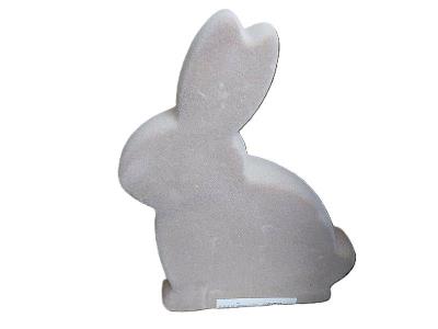 Opakowanie Figurka zając pokryta materiałem