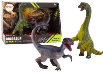 Opakowanie Figurki dinozaurów Brachinozaur Velociraptor 2el