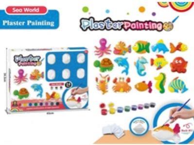 Opakowanie Figurki gipsowe - zwierzęta morskie do malowania